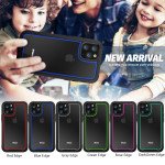 Wholesale iPhone 11 (6.1in) Clear Dual Defense Case (Gray)